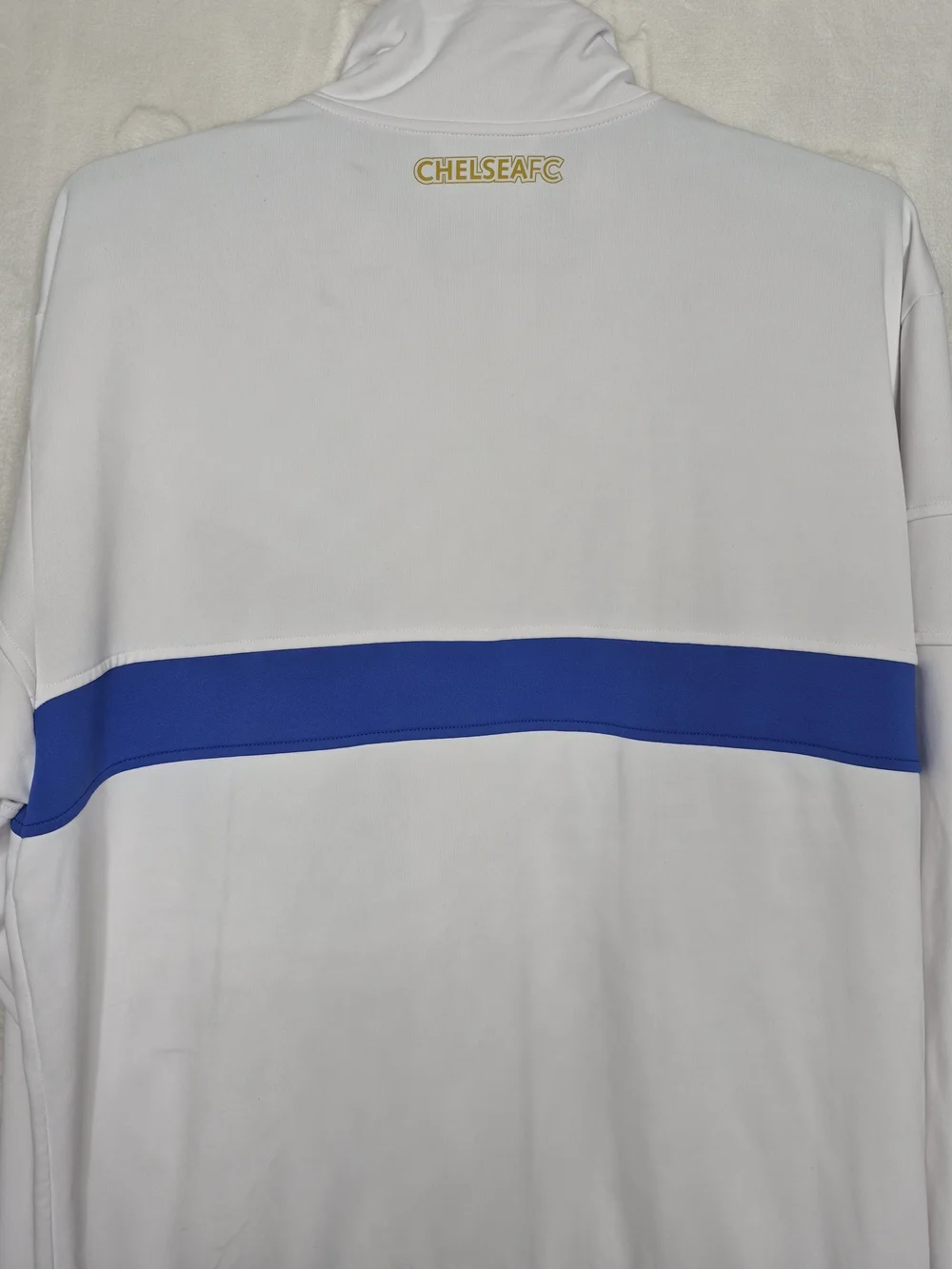 Vintage adidas Chelsea FC Full Zip Track Jacket White Blue Mens 2XL